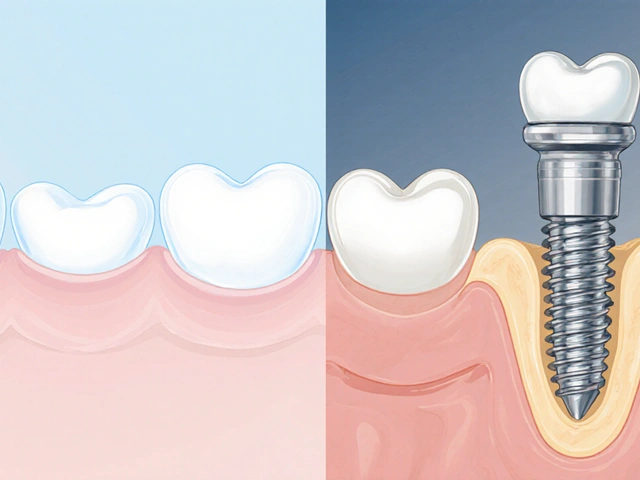 Nalepovací zuby vs. zubní implantáty - co zvolit?