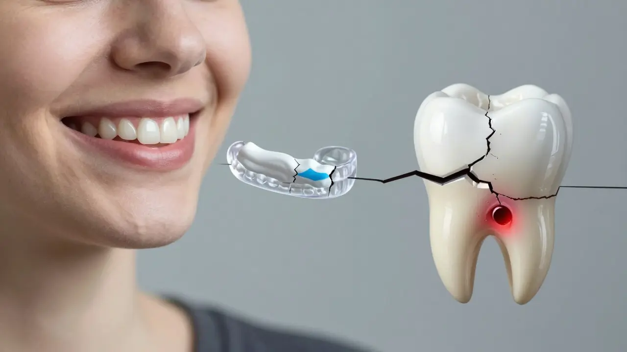 Dva scénáře: jednoduchá léčba proti rozpadu zubu a infekci