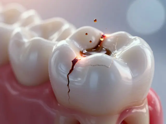 Jak prasklá zubní sklovina ovlivňuje vaši chuť