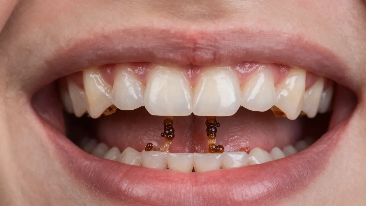 Zubní kámen pod dásní: co byste o něm měli vědět