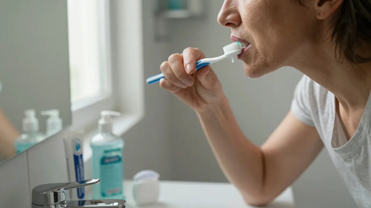 Zubní plak a jeho vliv na vaše zuby během menopauzy