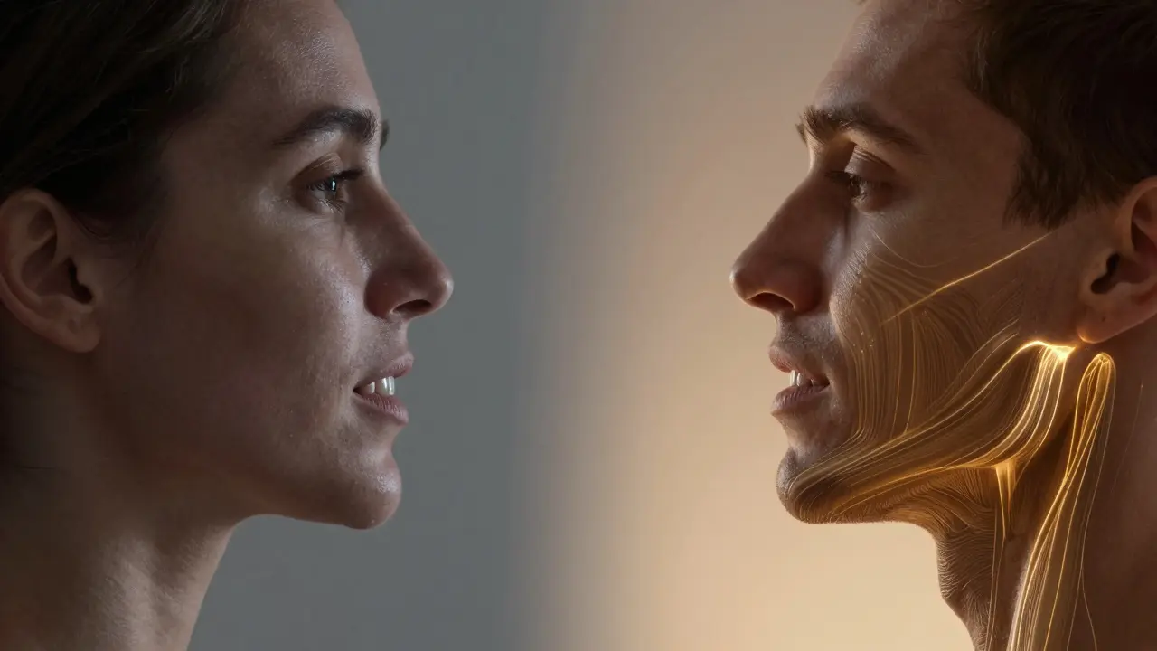 Porovnání úzké a širší čelisti – přirozená změna díky józe a správnému dýchání.