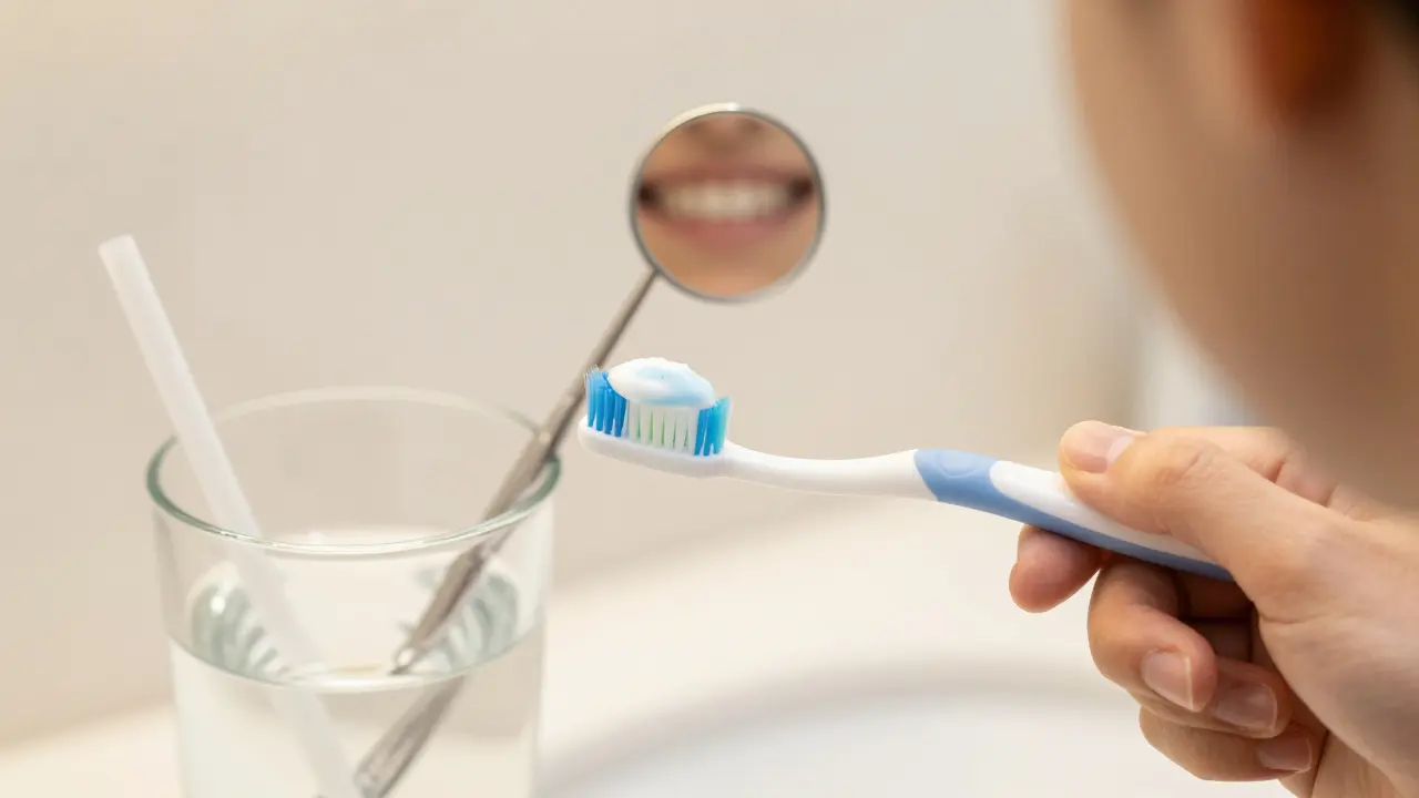 Jemná ústní hygiena s měkkým kartáčkem a fluoridem