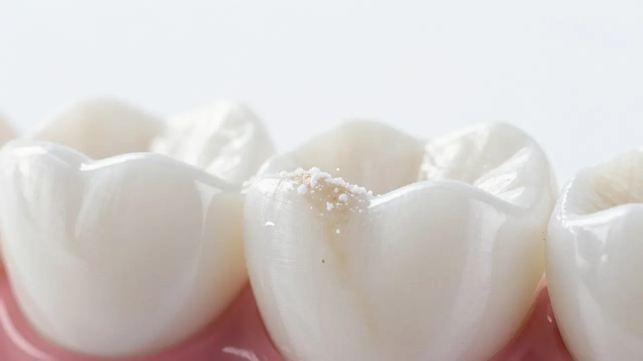 Makro záběr odstraňování skvrn ze skloviny jemnými částicemi