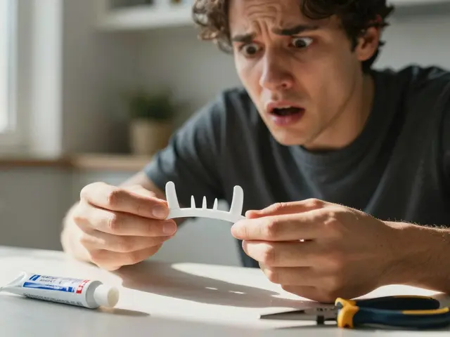 Jak přilepit zubní můstek? Proč to udělat doma je rizikové a jak na správnou údržbu