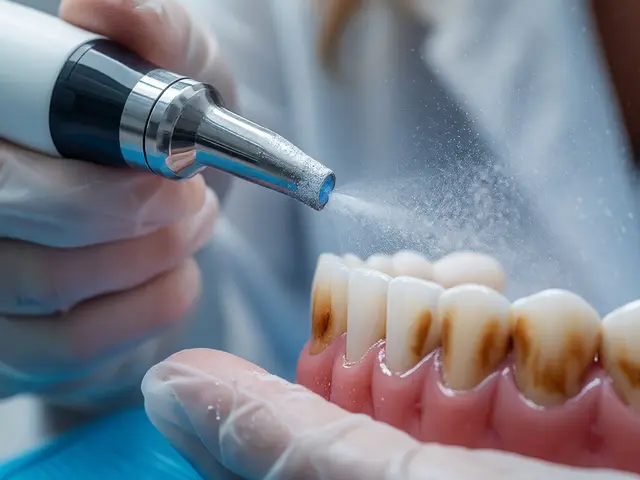 Jak funguje pískování zubů: Průvodce odstraněním skvrn a plaku